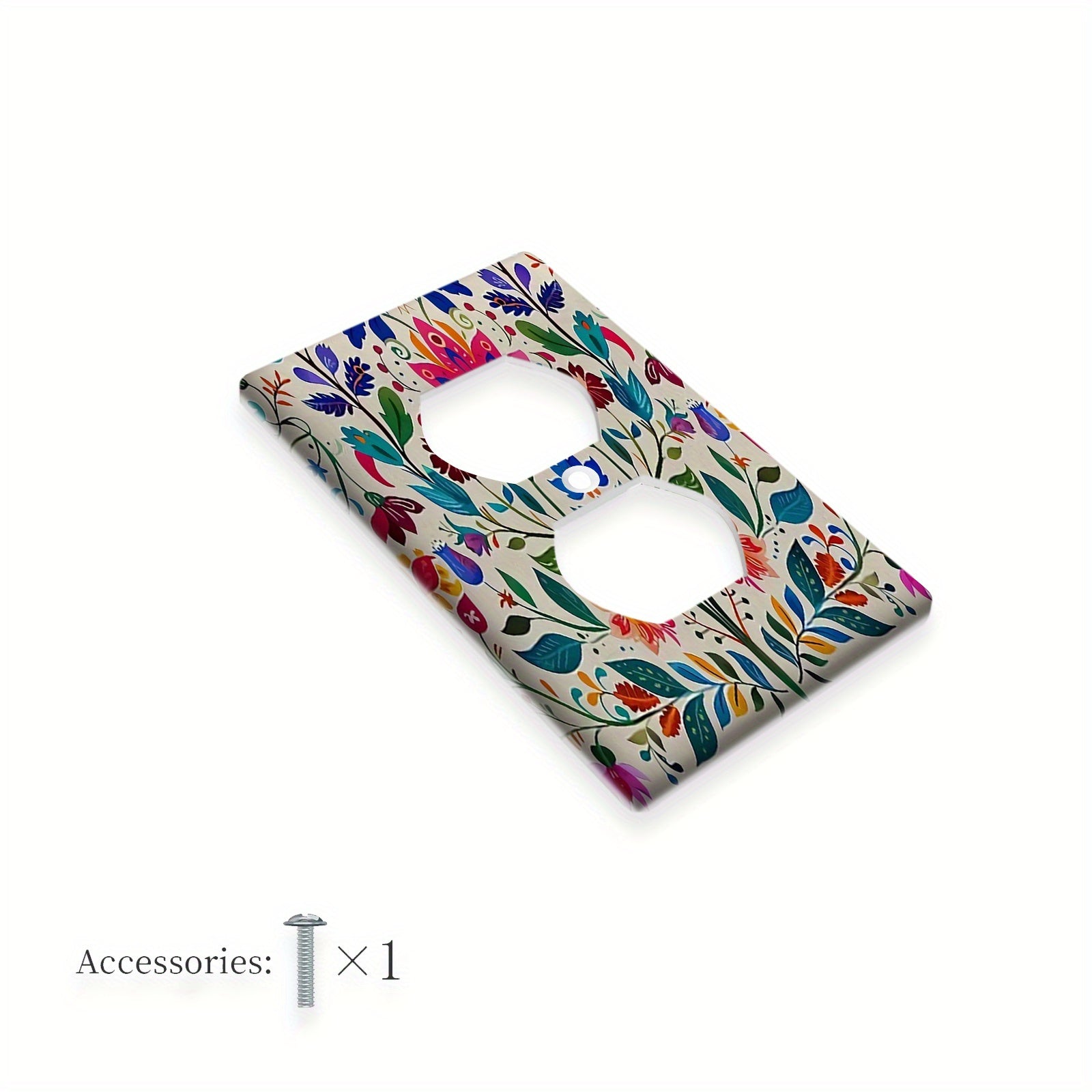 Mexican Folk Art Light Switch Plate Cover Vibrant Decor for Kitchen Bedroom Easy to Clean