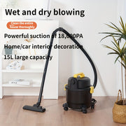 Домашний влажно-сухой пылесос с емкостью 4 галлона сочетает в себе мощное всасывание и функции мытья для быстрого сбора шерсти домашних животных, кошачьего наполнителя, мусора и пыли.