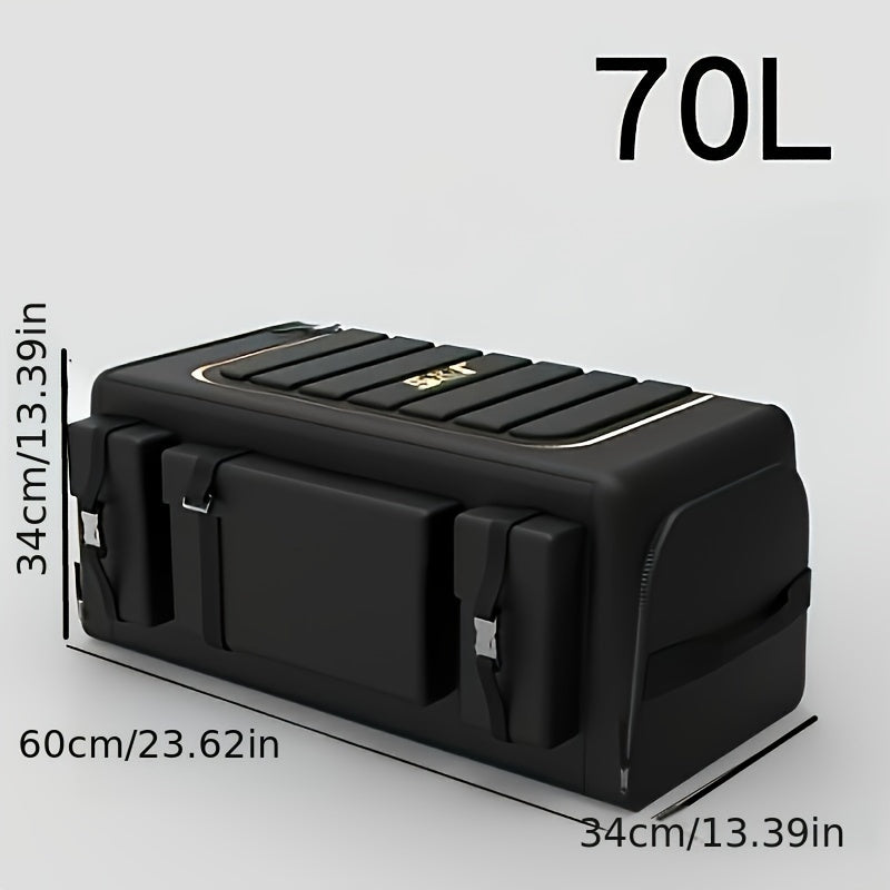 Folding Car Trunk Organizer Durable Textile Storage Box for Vehicle and Home