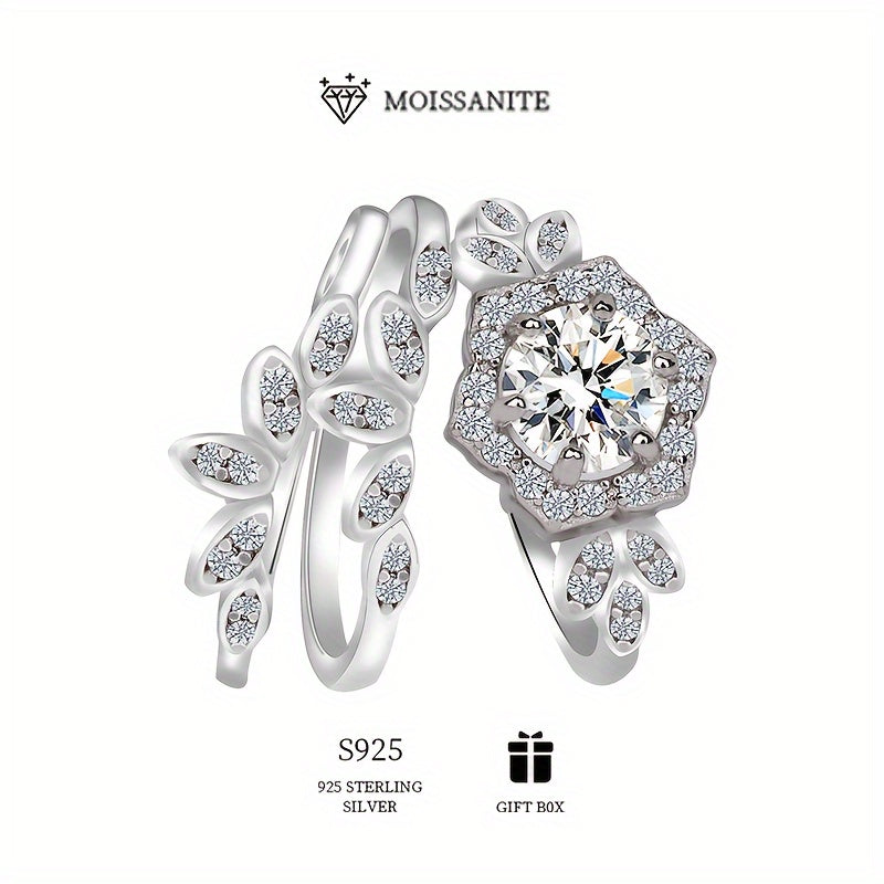 Ayollar uchun mo'ynali 1ct Moissanite Geksagon Uch Qatorli Halqa, 925 Sterling Silverdan tayyorlangan va gippoallergen. Ushbu klassik dizayn nobillik va noziklikni ifodalaydi, bu esa uni to'y taklifi uchun mukammal tanlovga aylantiradi.