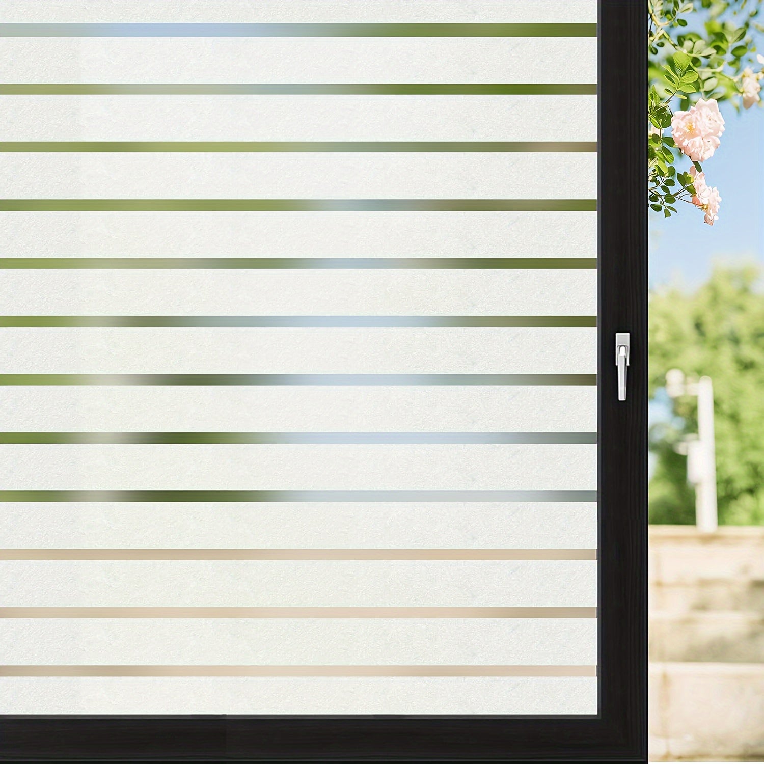 Frosted Glass Window Film for Privacy and Decoration Static Clings 17x78 Inches