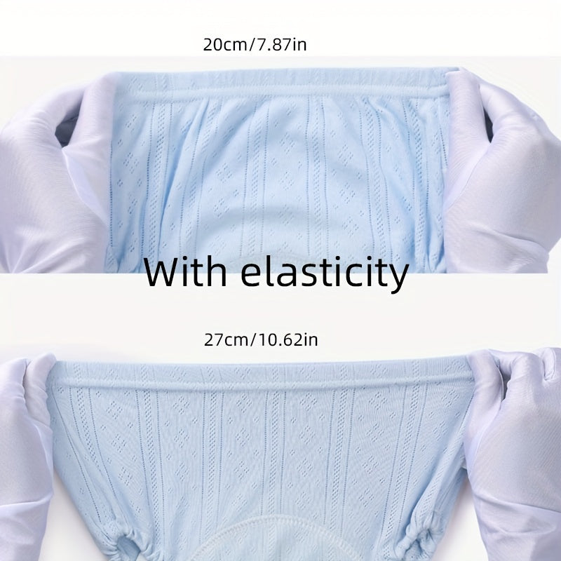 Set of 3 Toddler Potty Training Pants Breathable Cotton Gauze Washable Diaper Pants