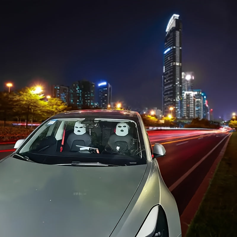 Bu qish 1 dona to'qilgan chang'i niqobi bilan iliq va zamonaviy bo'ling. Ushbu ajoyib bosh kiyimi balaklava erkaklar va ayollar uchun mos keladi, Halloween dahshatli parodiyalari uchun yoki qiziqarli avtomobil bezaklari sifatida juda mos keladi.