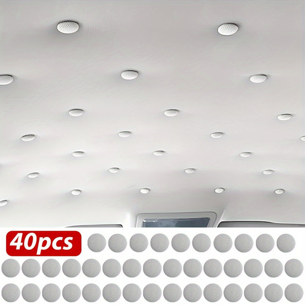 40pcs Car Roof Repair Kit Snap-On Fasteners No Glue Reinforced Nylon