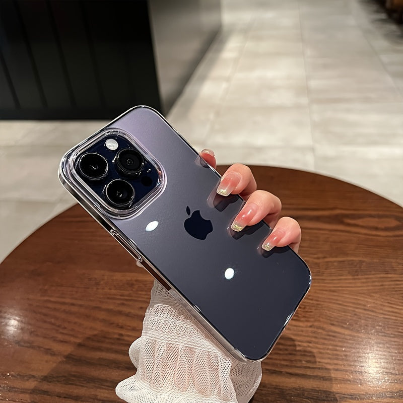 Transparent TPU Phone Case for iPhone 15 14 13 12 11 Shockproof Soft Cover for Pro Max