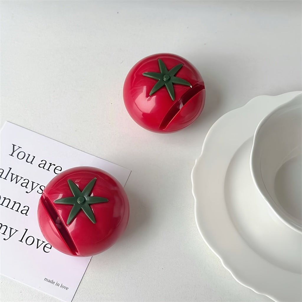 Pomidor shaklidagi pichoqni qirralash uchun; tez qirralash, portativ PVC asbob, qiziqarli dizaynga ega, batareyalar talab qilinmaydi.