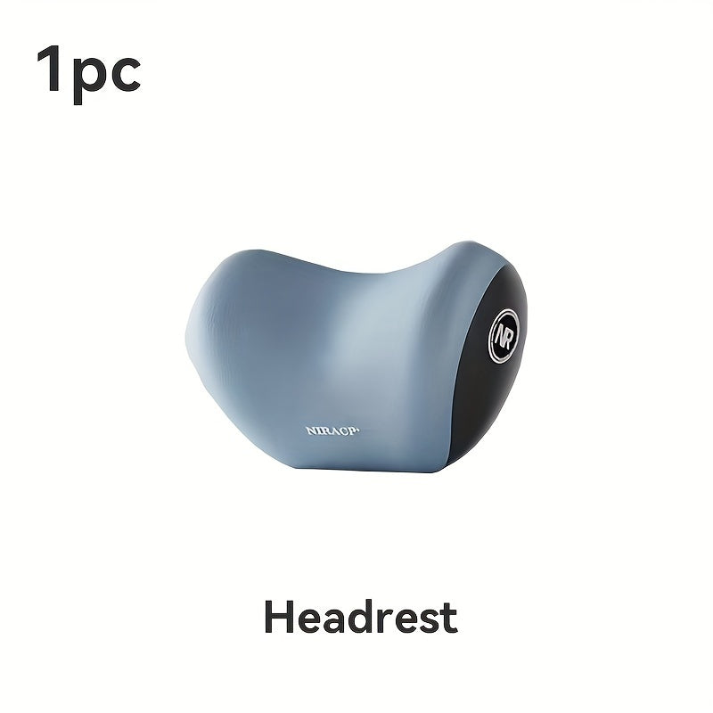 Car Seat Support Pillows Memory Foam Lumbar and Headrest Cushion