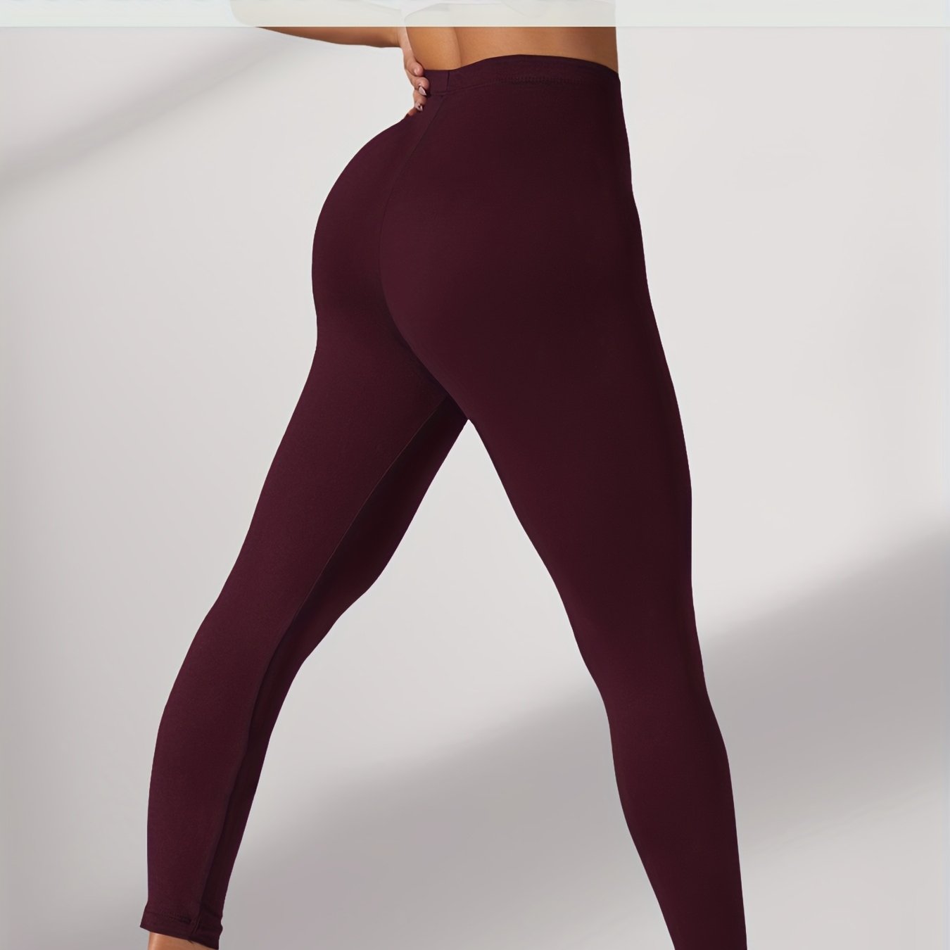 Plus Size Soft Yoga Leggings for Women Athletic Running High Stretch