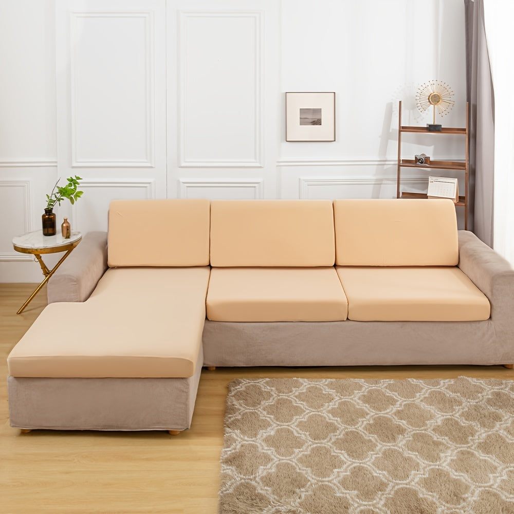 Klassik cho'ziladigan divan qoplamasi, armchair'dan bo'lak divanlargacha mos keladigan elastik lenta slipcover, mashinada yuviladigan polyester va spandeks aralashmasi, bitta o'rindiqdan to'rt o'rindiqli divanlargacha mos keladi.