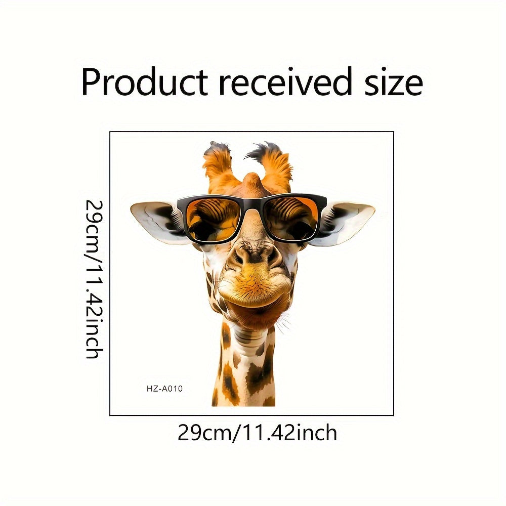 Giraffe Window Decal Removable Sticker for Glass Living Room Bedroom Decor