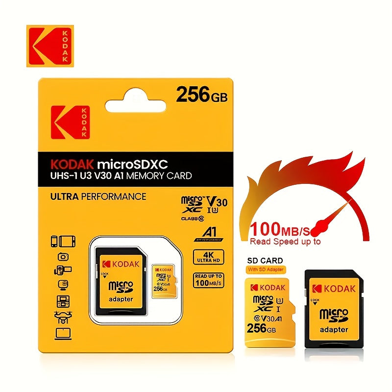 High Speed Memory Card for Driving Recorder Surveillance Camera Mobile Devices 32GB to 256GB
