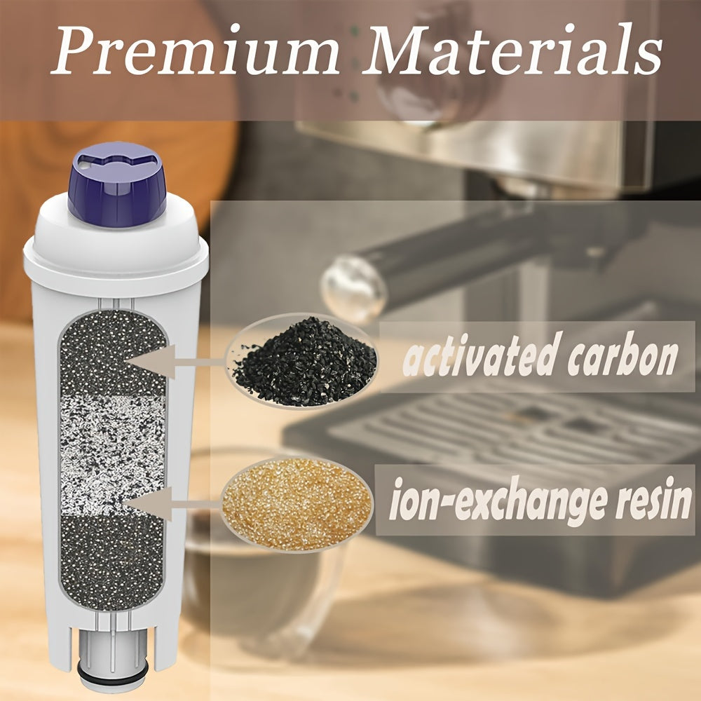 Water Filter Replacement 1/2/4pcs Activated Carbon Softener for Coffee Machines