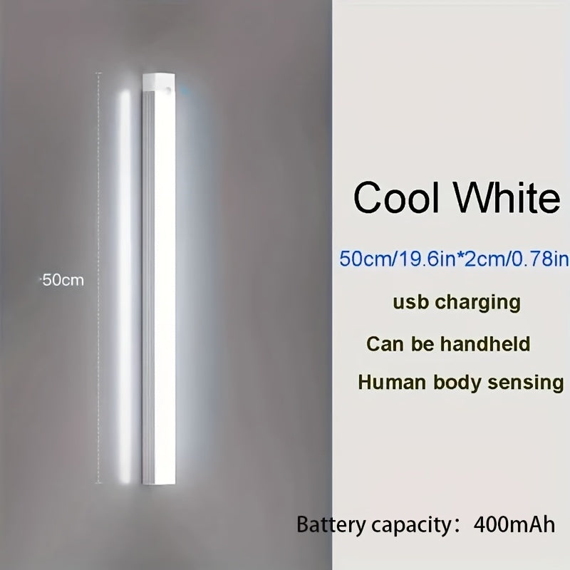 Rechargeable Magnetic LED Motion Sensor Light Strip for RVs and Home