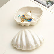 Ceramic Makeup Table with Detachable Jewelry Box and Key Holder Storage Organizer