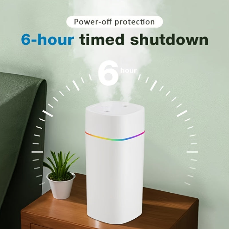 Compact USB Humidifier Portable Quiet Air Moisturizer for Home Car