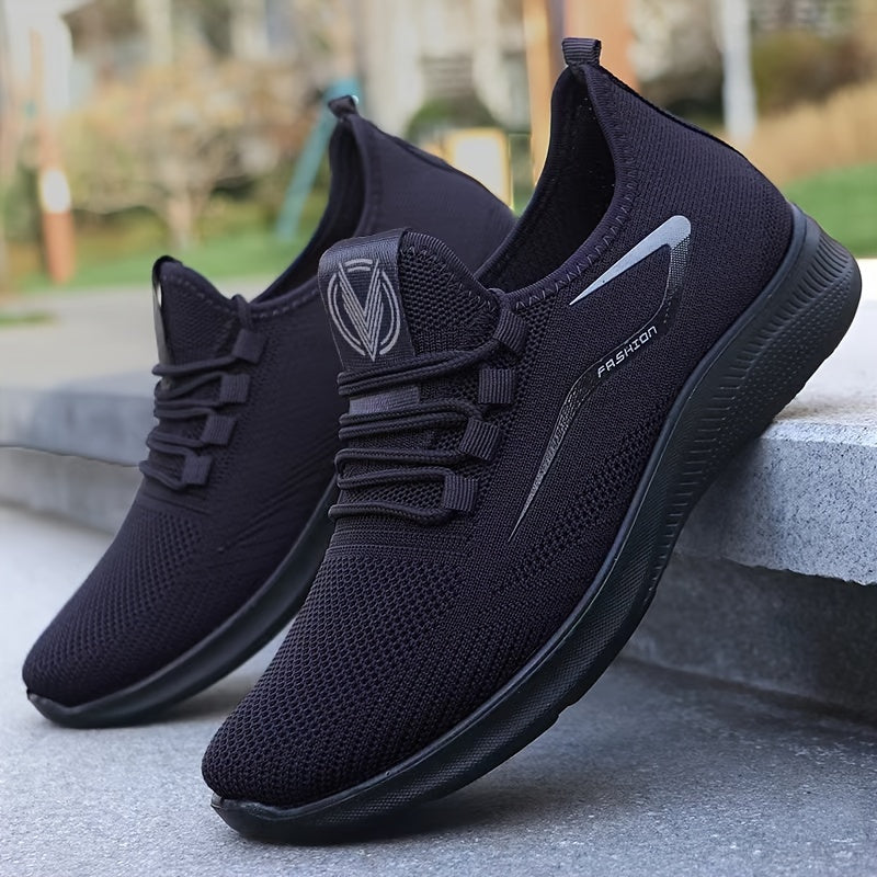 Men's Breathable Slip-On Sneakers for Outdoor Training Running Casual All-Season