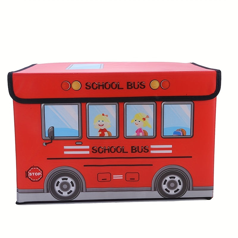 Cartoon Car Storage Box Foldable Waterproof Moisture-Proof for Office Dorm Home Organization