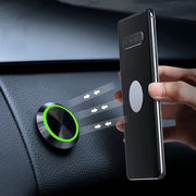 Universal Aluminum Alloy Car Mount with Magnetic Base for Smartphones