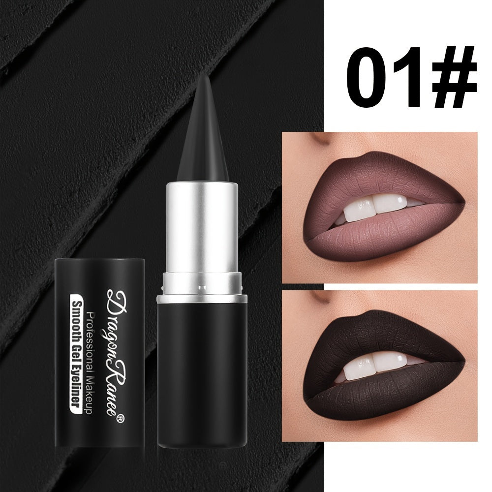 Set de lápiz labial y delineador de ojos mate de 12 tonos para mujer, de larga duración y a prueba de manchas