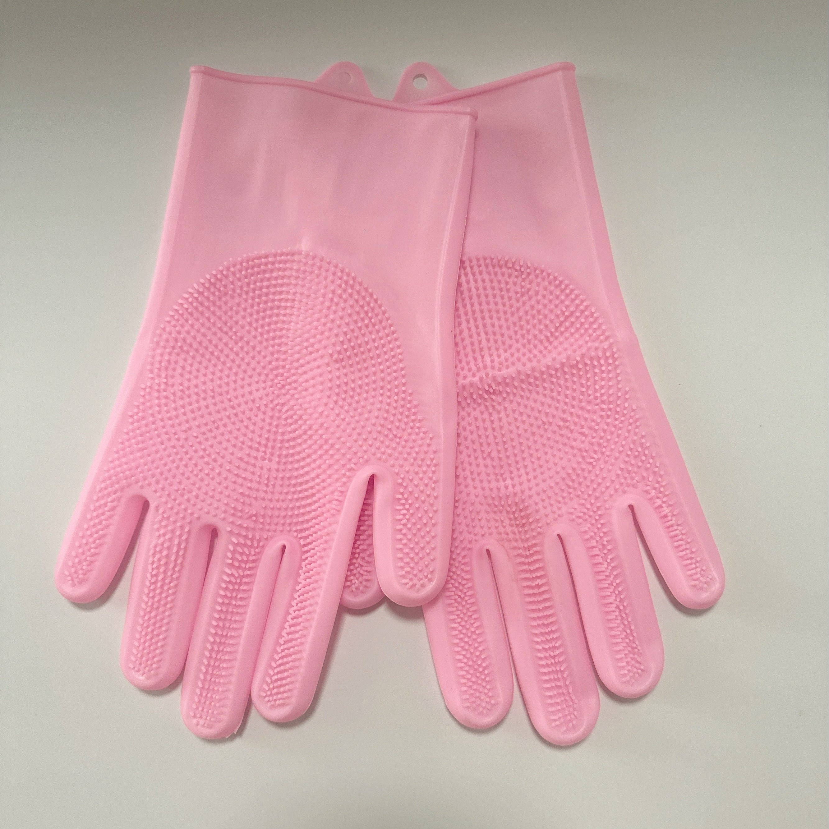 Silicone Pet Bathing Gloves Waterproof Tear-Resistant for Grooming and Shedding