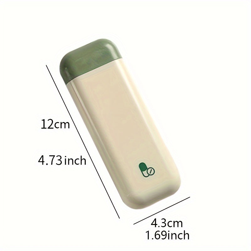 Travel Plastic Pill Organizer with 3 Compartments for Tablets and Travel Storage