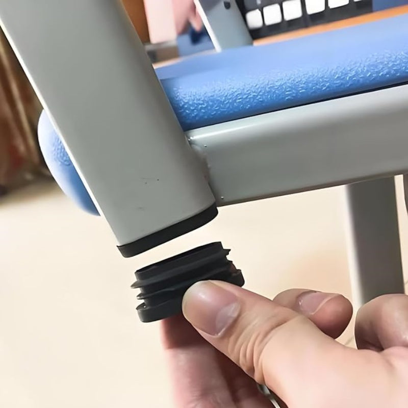 Stol va stul oyoqlarini 10/20 dona Oval Stul Oyoq Qopqog'i to'plami bilan himoya qiling. Ushbu qora kauchuk uchlari shaffof oynalar bilan jihozlangan bo'lib, elektr bo'lmagan quvurlar uchun ajoyibdir.