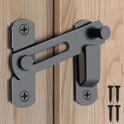 Stainless Steel Barn Door Lock Set 180° Flip Sliding Latch for Doors Windows