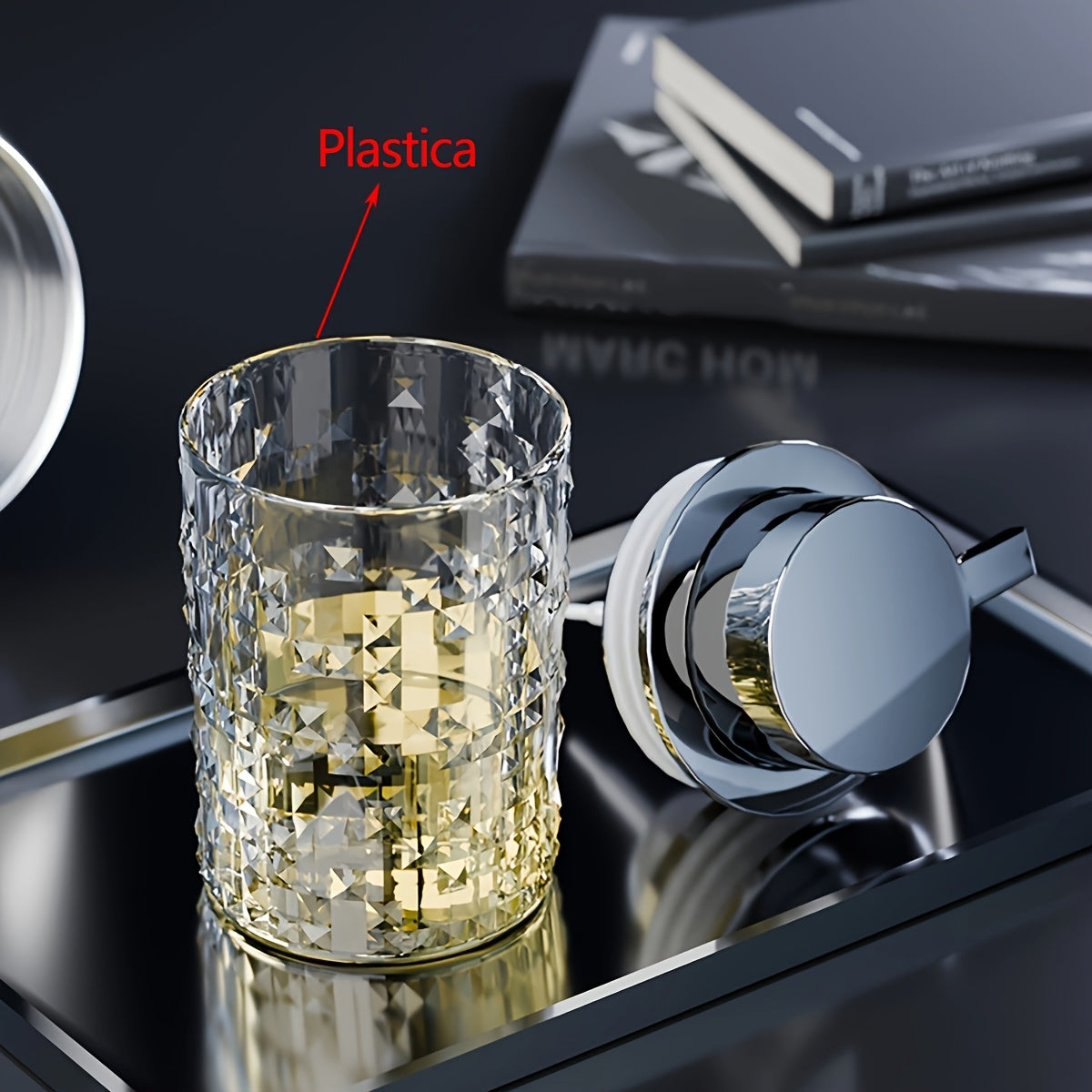 Dispensador de jabón reutilizable de espuma para limpiador facial, champú y gel de ducha, accesorio moderno para baño