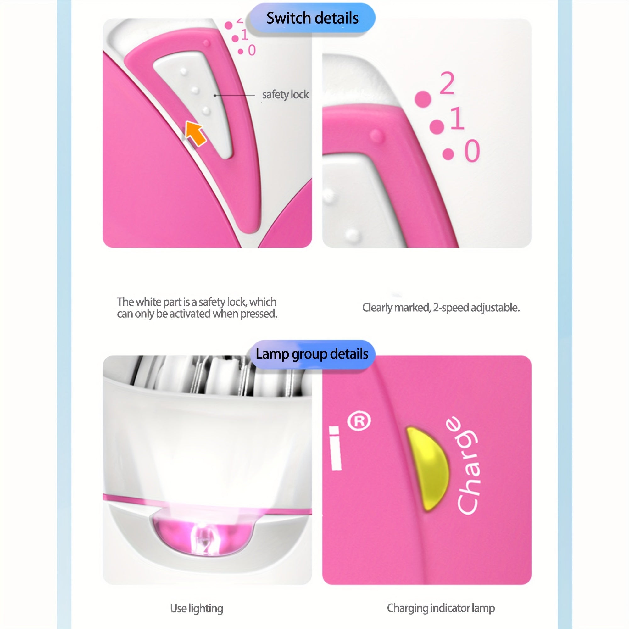 Электрический триммер для волос для женщин, портативный, перезаряжаемый, безболезненный, USB-бритва