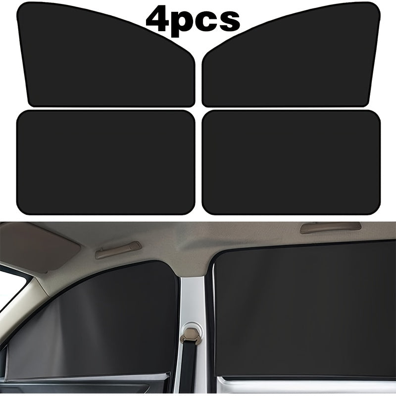 Car Window Sunshades UV Protection Heat Insulation Privacy Covers 4 Pack
