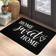 Home Sweet Home Doormat Non-Slip Waterproof Machine Washable Indoor Outdoor