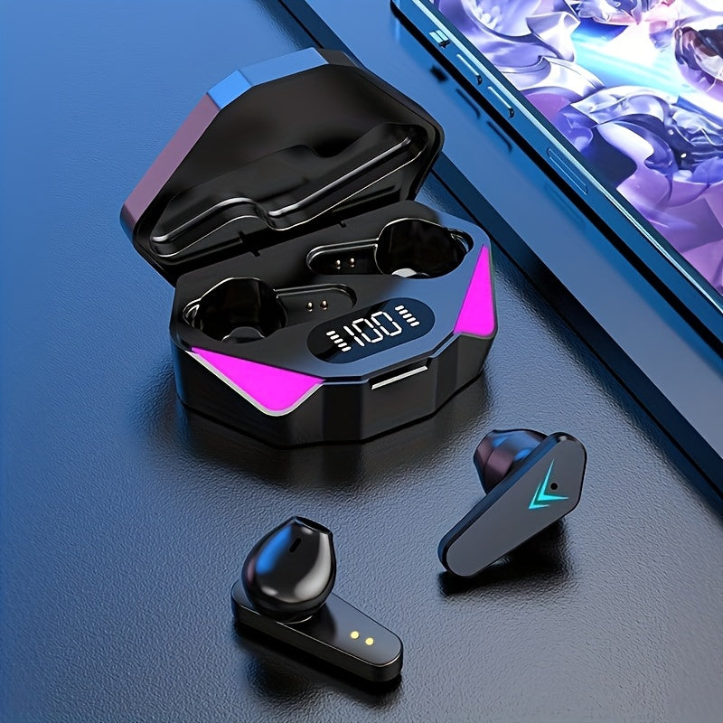 Wireless Hi-Fi Stereo Earbuds with Touch Control and Charging Case