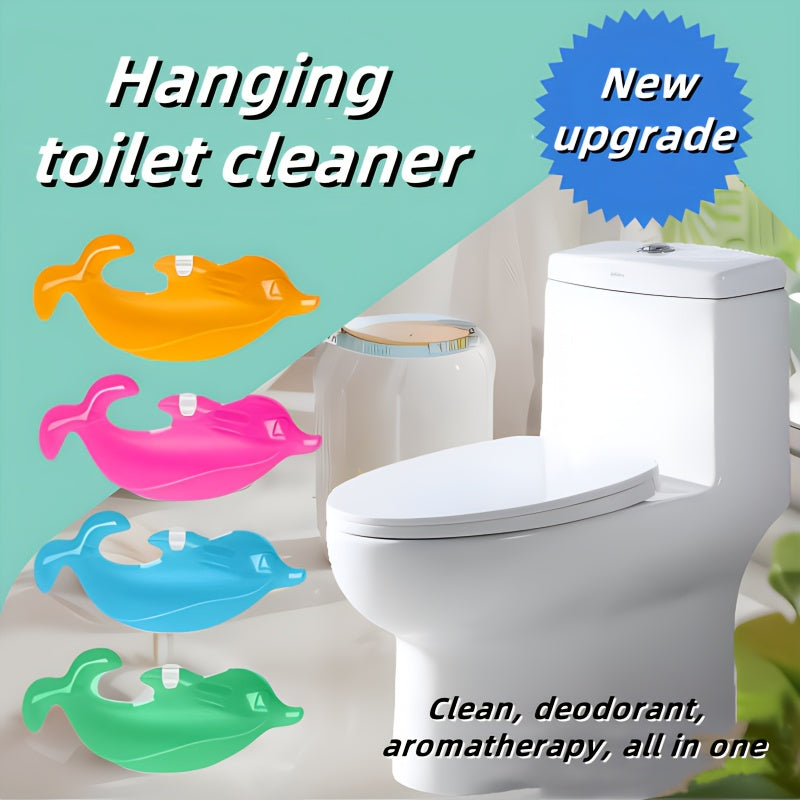 Bozorda yangi Box 2, osma delfin modeli bilan hojatxona tozalash geli so'nggi tendentsiyasi. Ushbu avtomatik tozalash geli nafaqat hojatxonangizni yangi va aromatik hid bilan qoldiradi, balki deodorant va tozalovchi ruh sifatida ham xizmat qiladi.