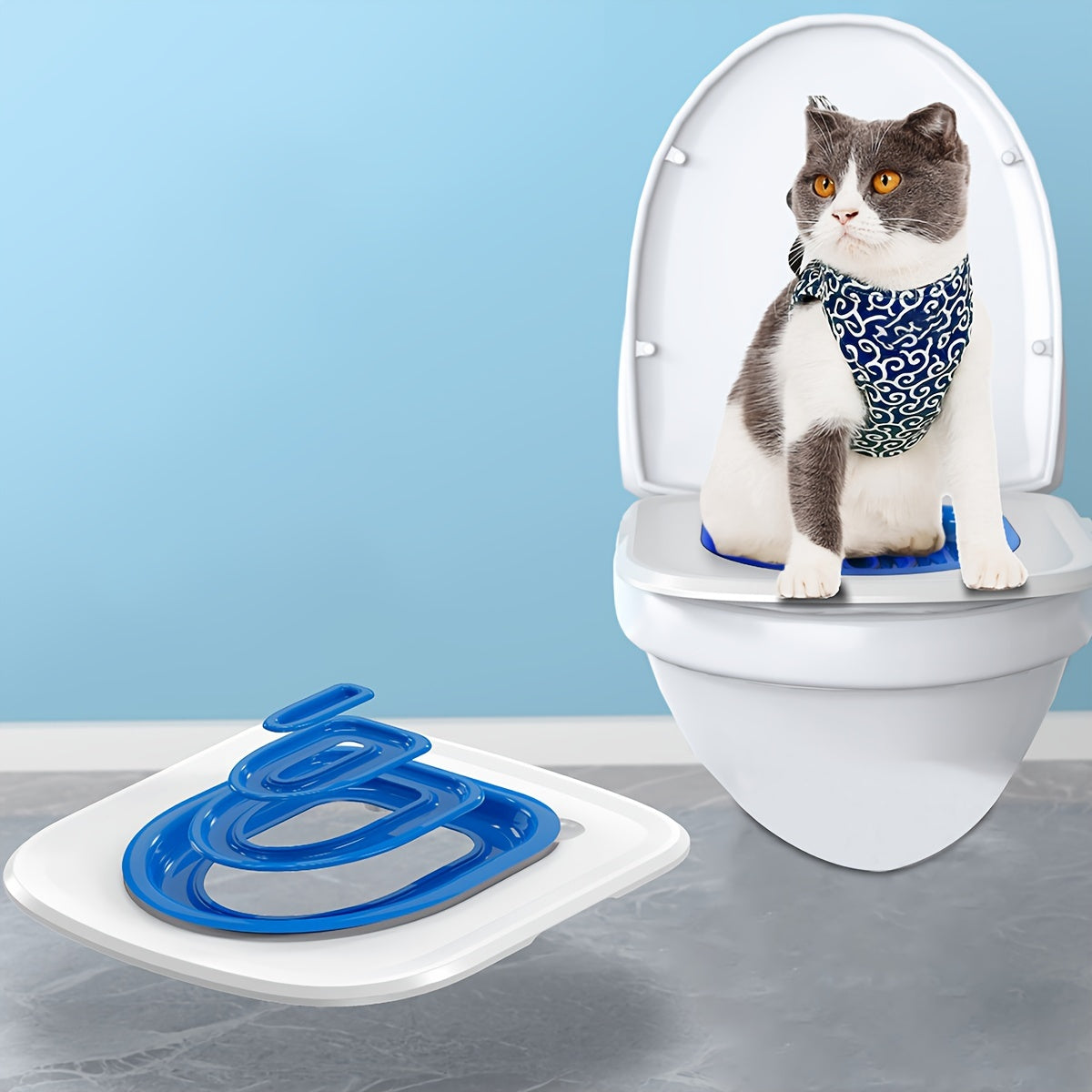 Cat Toilet Training Aid Made of PP Material for Litter Box Transition