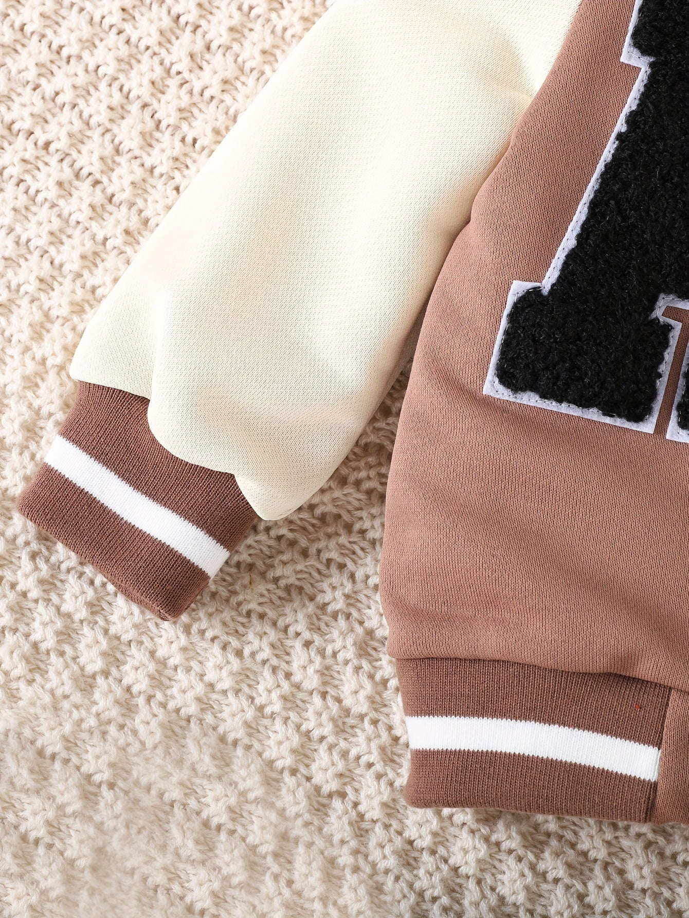 Baby Boys Casual Fall Winter Baseball Coat and Pants Set