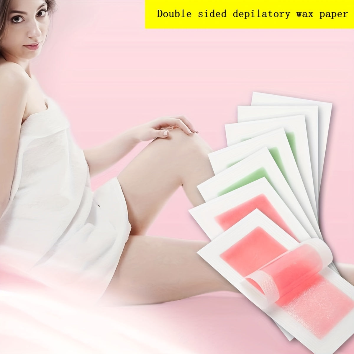 Women/Men Wax Strips for Lips, Beard, Eyebrows, Bikini - 20 Pack