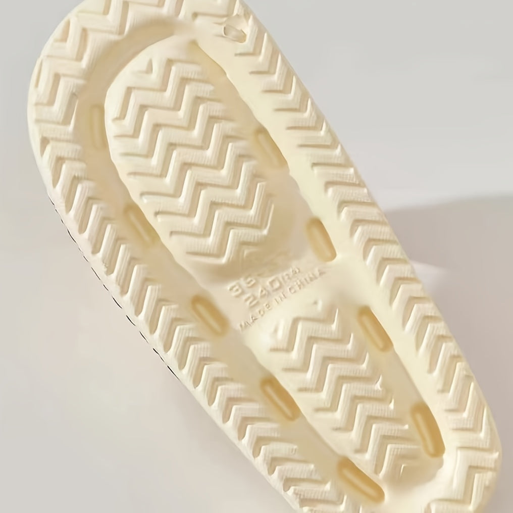 Pantuflas de interior para hombres y mujeres EVA antideslizantes casuales de temporada y de color sólido