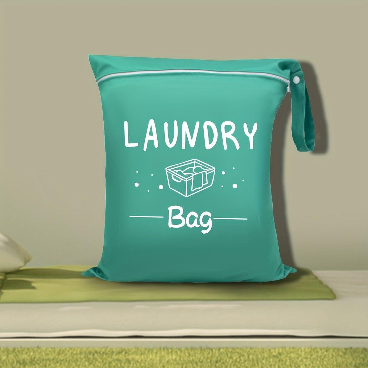 Популярный выбор: Набор из 2 больших водонепроницаемых дорожных сумок для стирки с завязками - многоразовые, универсальные для влажных/сухих предметов, отлично подходят для спортзала, йоги, плавания и подгузников - доступны в зеленом и розовом цветах.