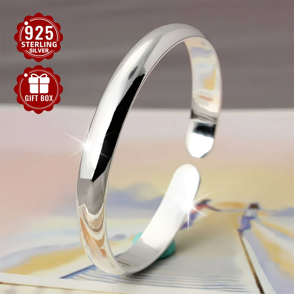 Pulsera de plata de ley hipoalergénica para mujeres joyería elegante regalo