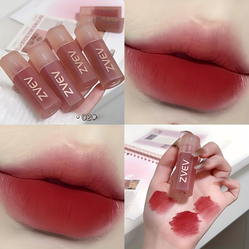 Ayollar uchun uzoq davom etadigan mat lip stain, yumshoq, silliq qizil lab bo'yoqi