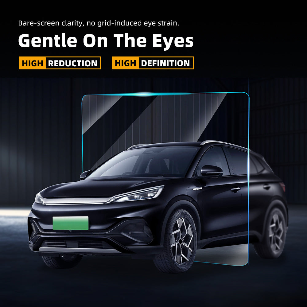 Car Left Driver Tempered Glass Screen Protector for Atto 3/Yuan Plus 2022-2024