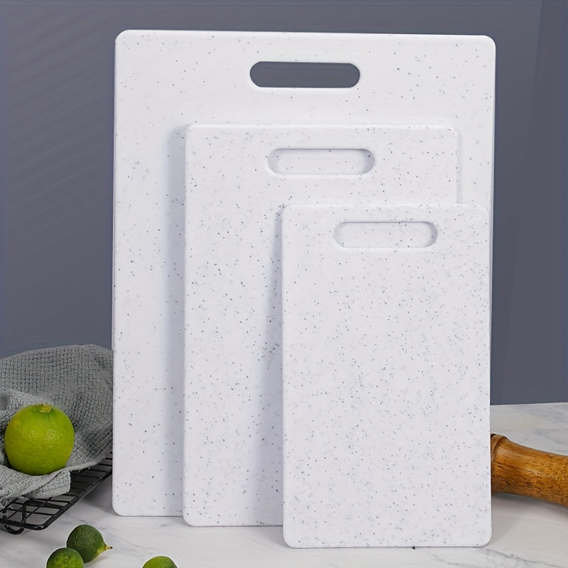 Kitchen Cutting Board Set 1 or 3 Pieces Durable Plastic Food Prep Boards