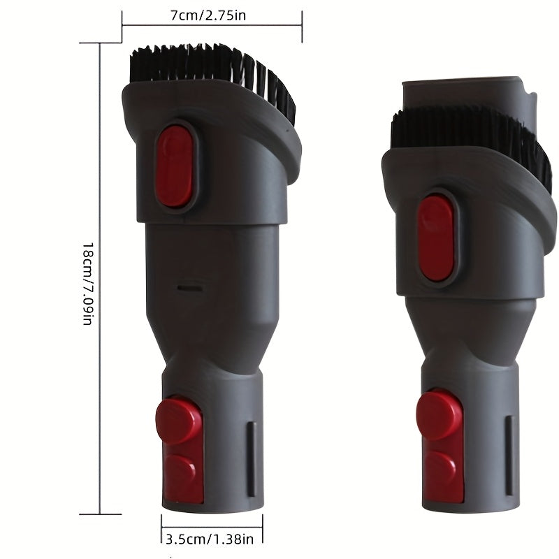 Dyson V7 V8 V10 V11 V12 V15 changyutgichni 1 dona 2-in-1 chang cho'tkasi bilan almashtiring; tortib olinadigan dizayn ish samaradorligini oshiradi.