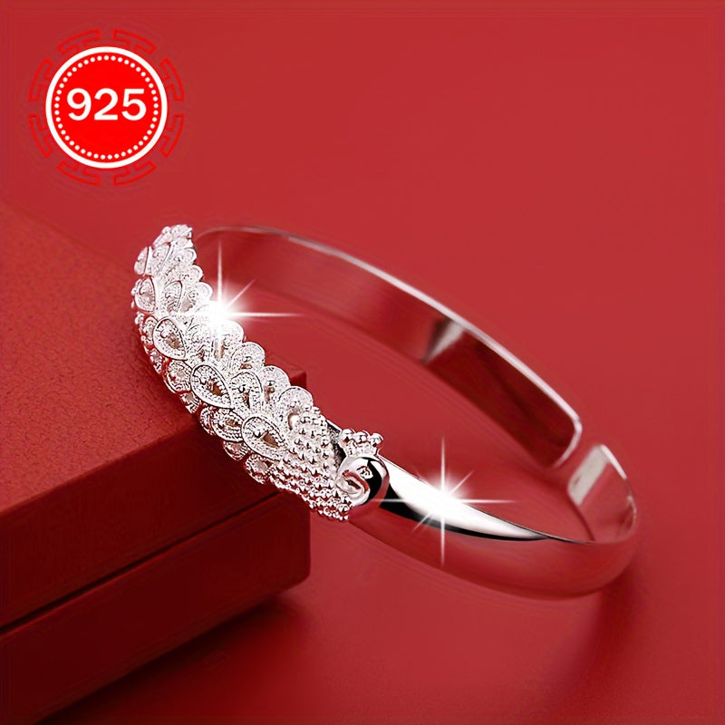 925 Silver Gippoallergik ochiq bilakut ayollar uchun tovuq filigree vintage uslub sovgʻa