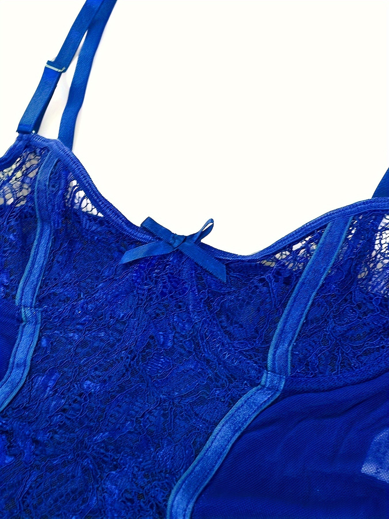 Conjunto de lencería seductora para mujer, body, medias, tanga y bragas