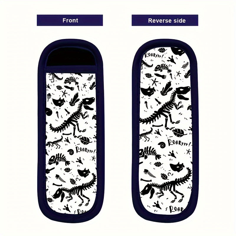 2 ta sevimli multfilm muzqaymoq ushlagichlari to'plami - sevimli muzqaymoqlaringiz uchun mustahkam, yuvilishi mumkin bo'lgan qoplamalar, yozgi zavqlanishlar yoki sovg'alar uchun ideal