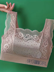 Women's Lace Push-Up Bra with Anti-Sagging Support Breathable Comfort