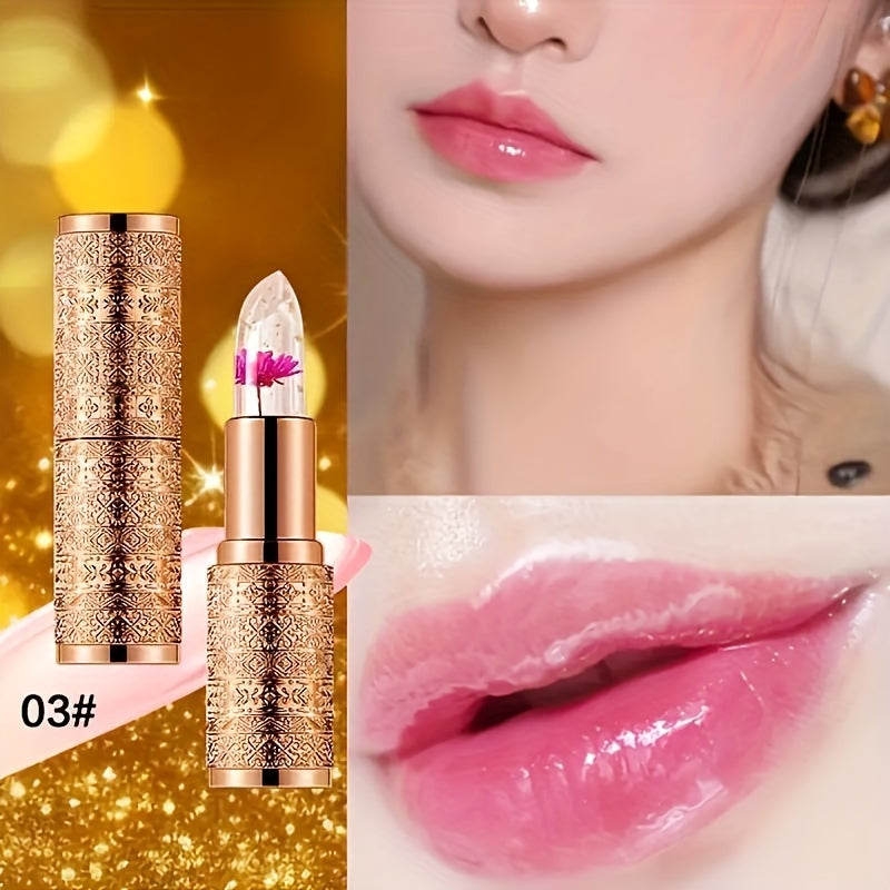 Ayollar uchun rang o'zgartiradigan lab bo'yog'i, gul bilan namlantiruvchi lab bo'yog'i