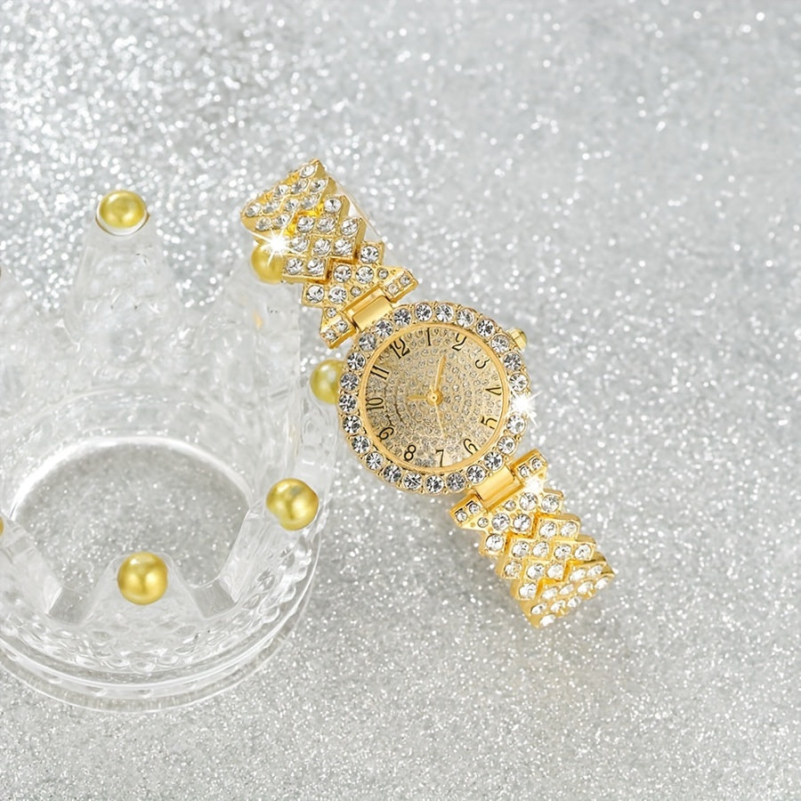 Relojes elegantes con cristales de Swarovski para mujer, pulsera de acero inoxidable, minimalista, cuarzo, regalo