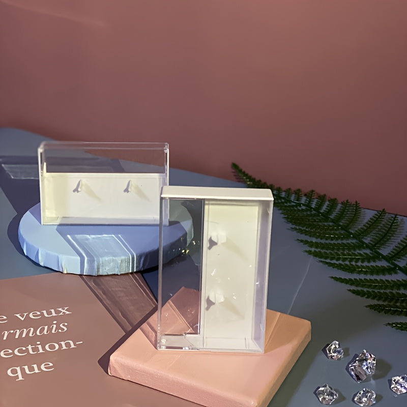 Transparent Plastic Cassette Case Holds 1 Recordable Blank Tape